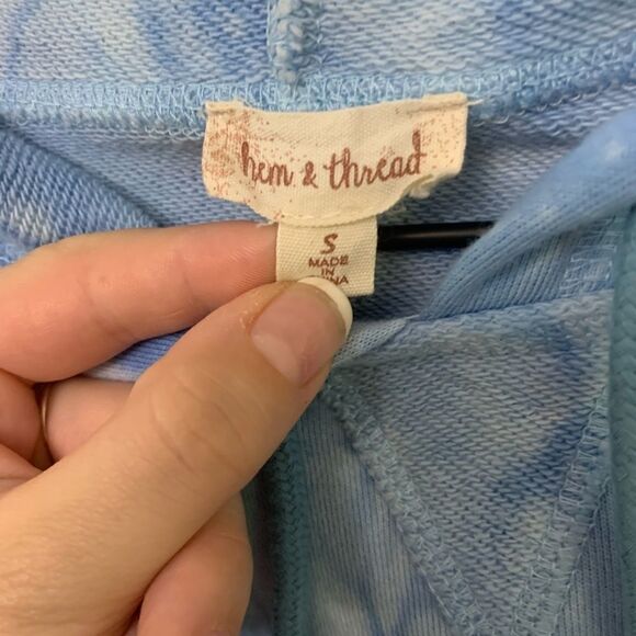 Pink Lily Tie Dye hoodie - Picture 5 of 7